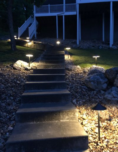 outdoor concrete steps